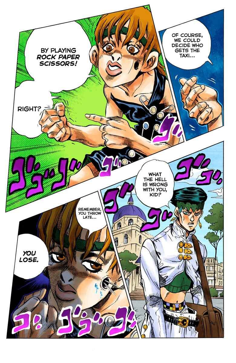 JoJo no Kimyou na Bouken: Part 4 - Diamond wa Kudakenai Color-ban Chapter 106 - Page 20