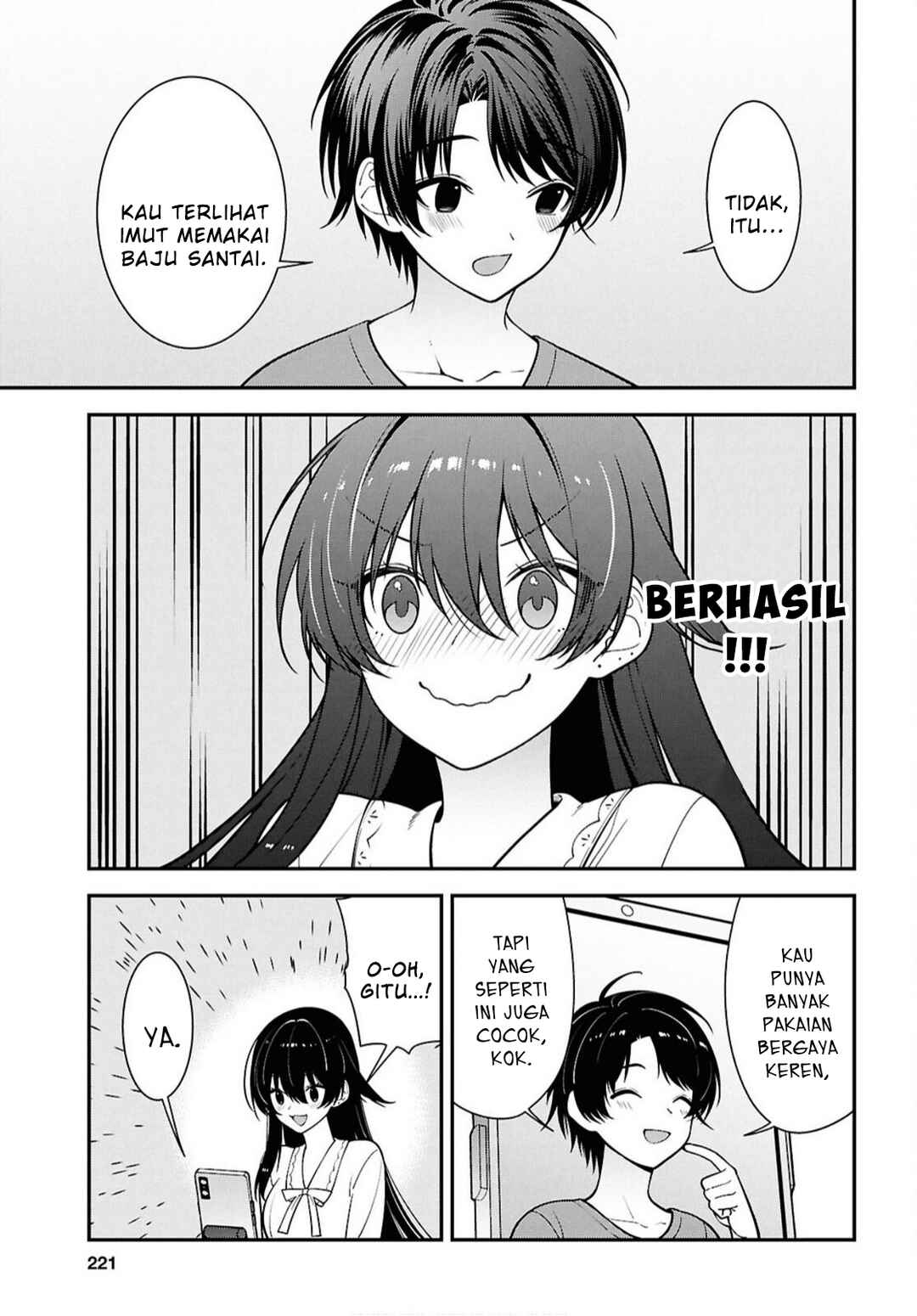 Tonari no Seki no Yankee Shimizu-san ga Kami wo Kuroku Sometekita Chapter 17 - Page 23