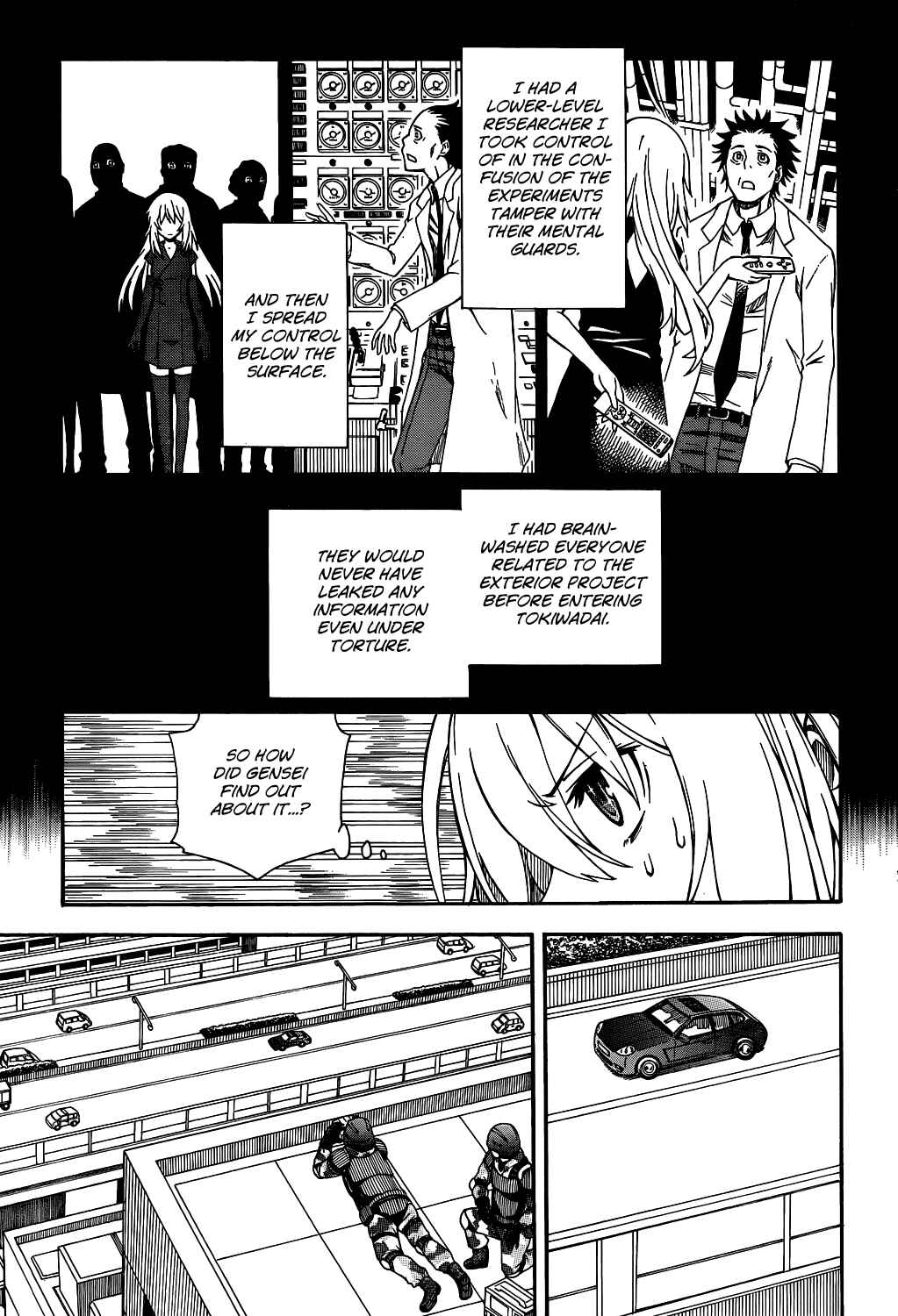 Toaru Majutsu no Index Gaiden: Toaru Kagaku no Railgun Chapter 60 - Page 23