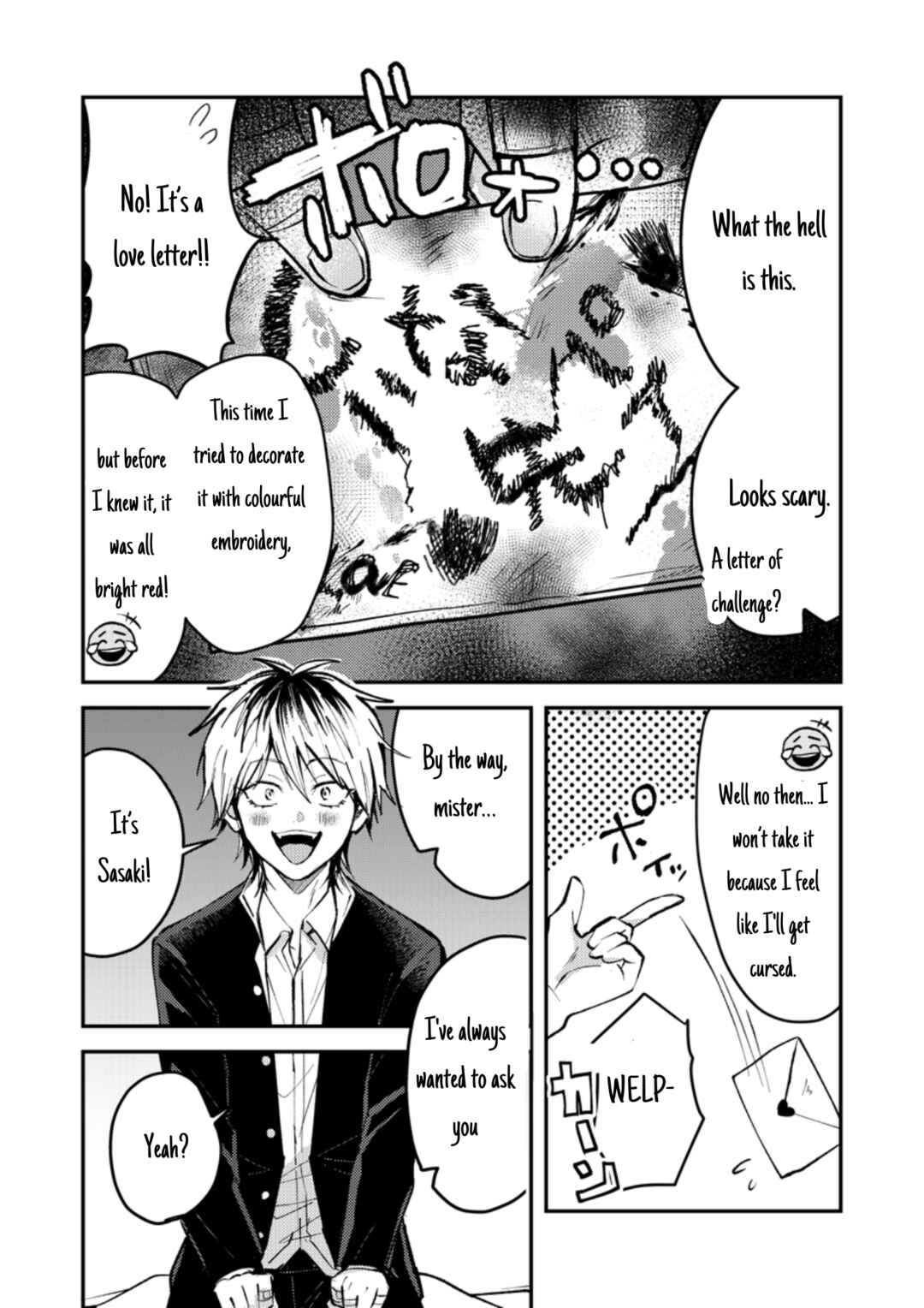 Dameo no Shiina-senpai to Yabao no Sasaki-kun Chapter 3 - Page 3