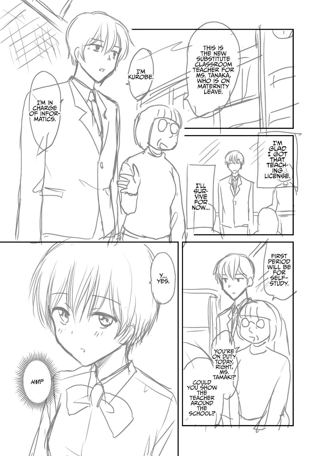 The Charismatic Cat Café Manager (who dresses as a guy) and the Frequent Customer (who dresses as a) Lady Chapter 1 - Page 14