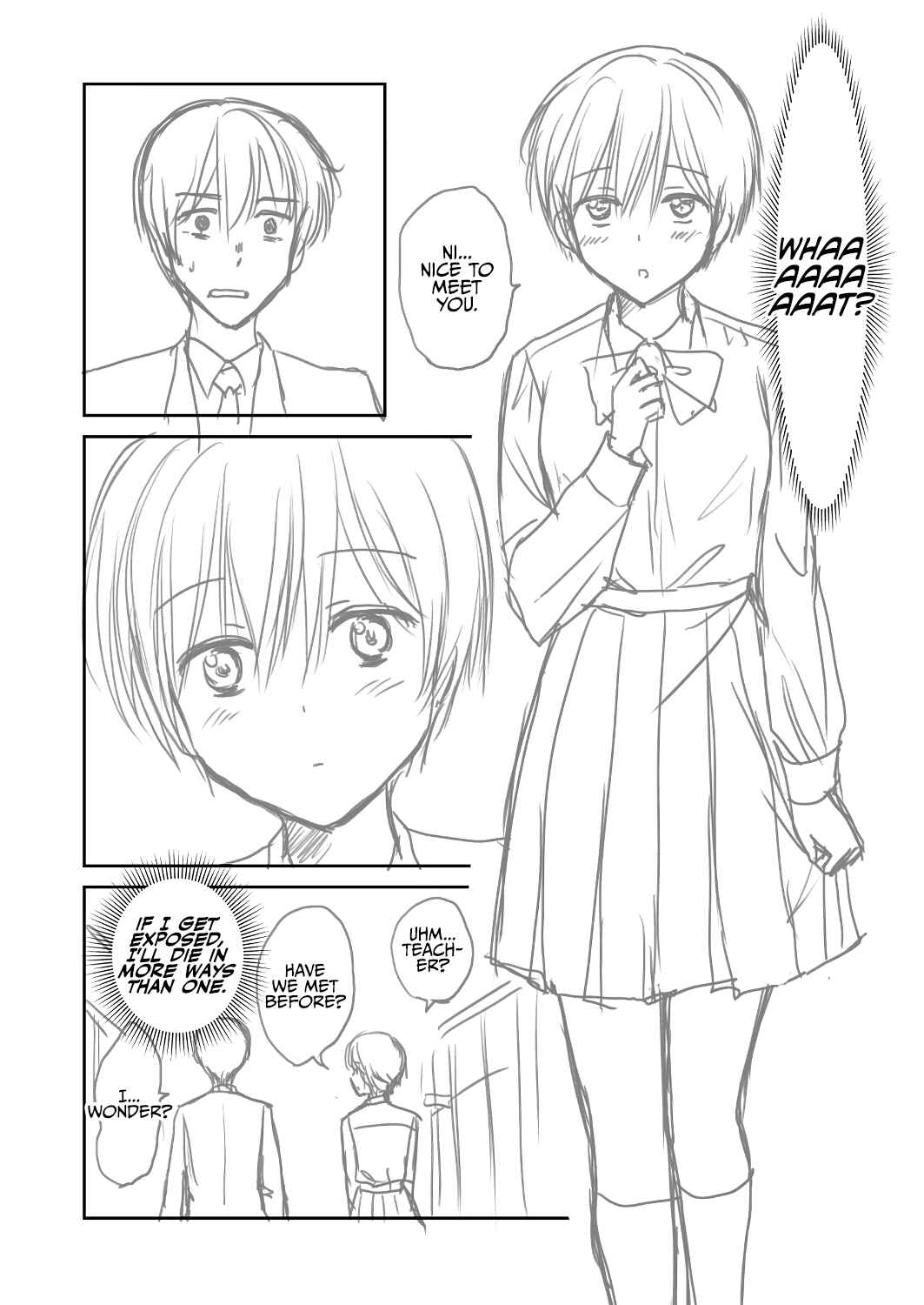 The Charismatic Cat Café Manager (who dresses as a guy) and the Frequent Customer (who dresses as a) Lady Chapter 1 - Page 15