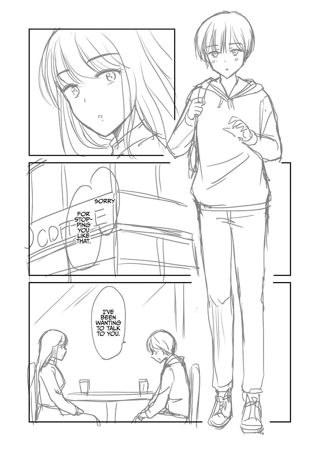 The Charismatic Cat Café Manager (who dresses as a guy) and the Frequent Customer (who dresses as a) Lady Chapter 1 - Page 5