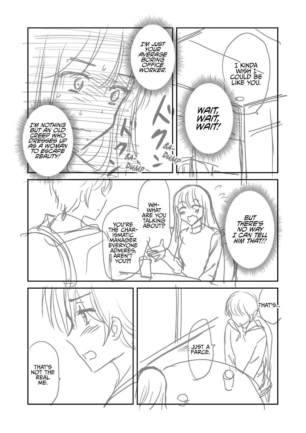 The Charismatic Cat Café Manager (who dresses as a guy) and the Frequent Customer (who dresses as a) Lady Chapter 1 - Page 7