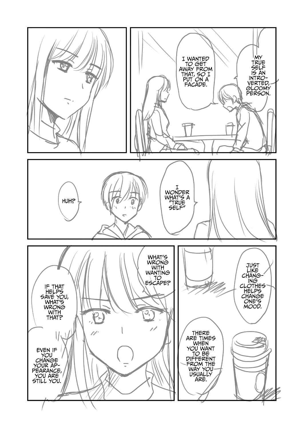 The Charismatic Cat Café Manager (who dresses as a guy) and the Frequent Customer (who dresses as a) Lady Chapter 1 - Page 8