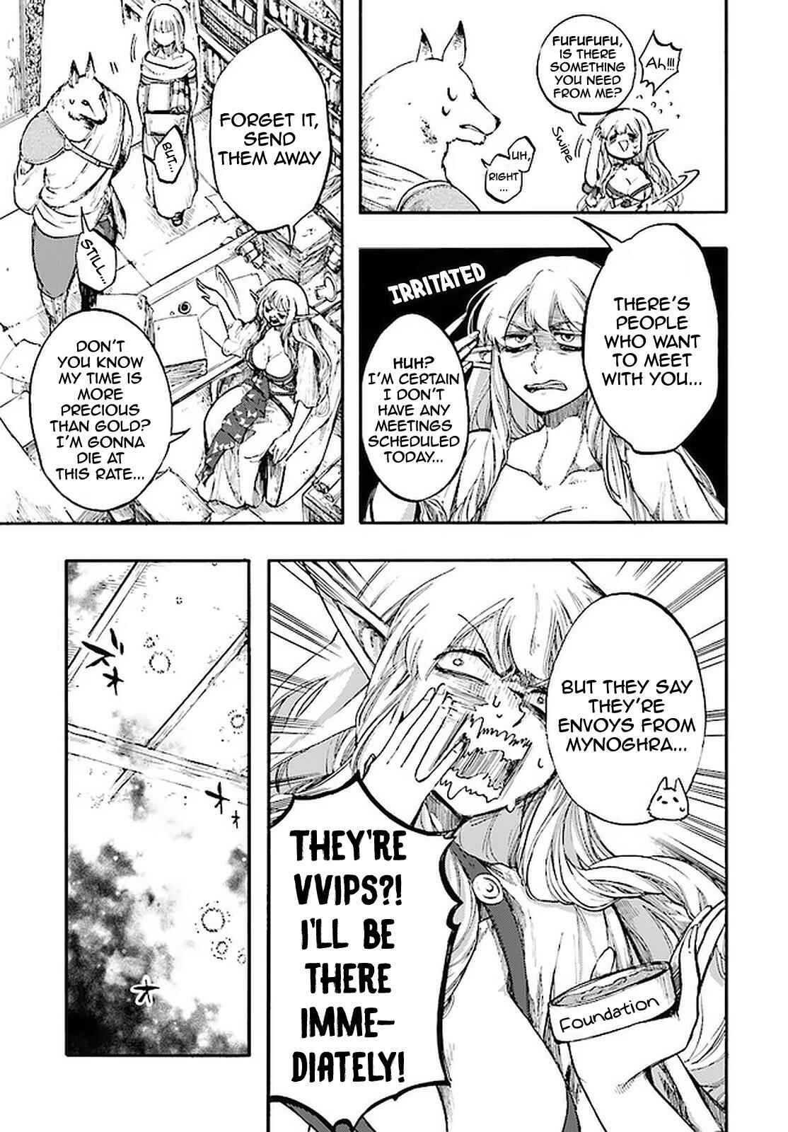 Isekai Mokushiroku Mynoghra: Hametsu no Bunmei de Hajimeru Sekai Seifuku Chapter 12.1 - Page 8