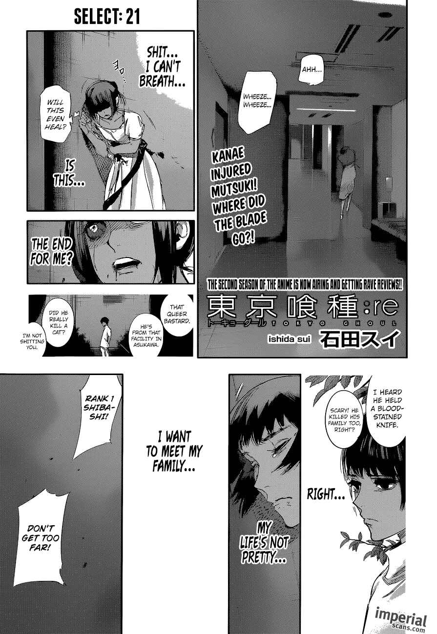 Tokyo Ghoul:re Chapter 21 - Page 1
