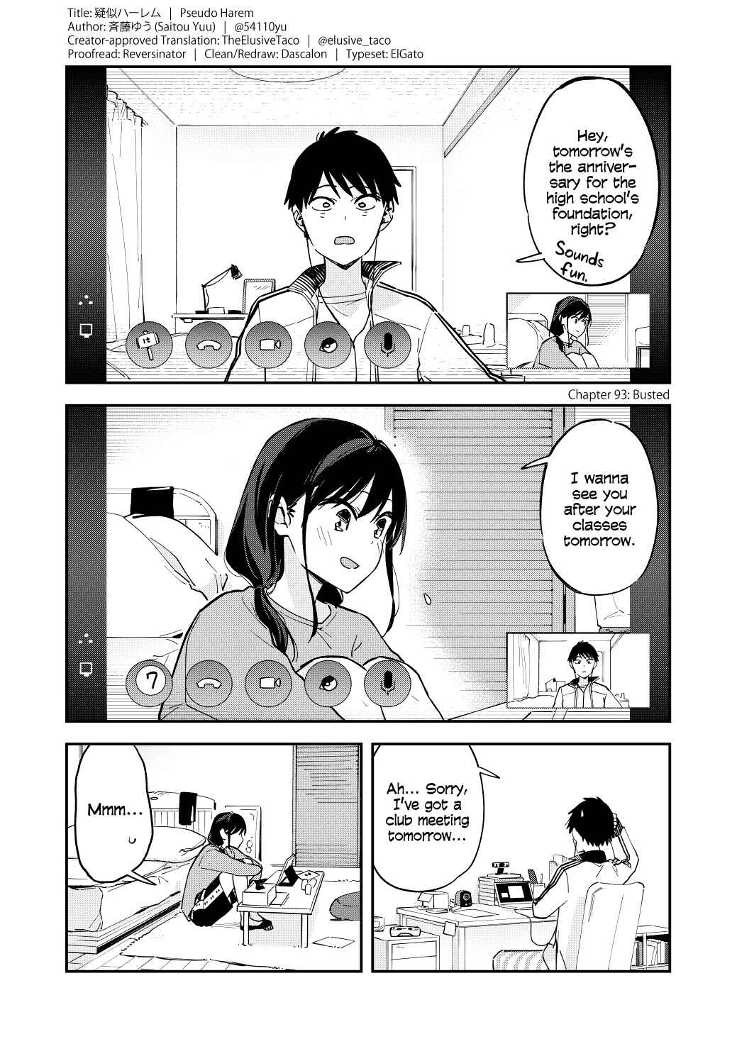 Giji Harem Chapter 93 - Page 1