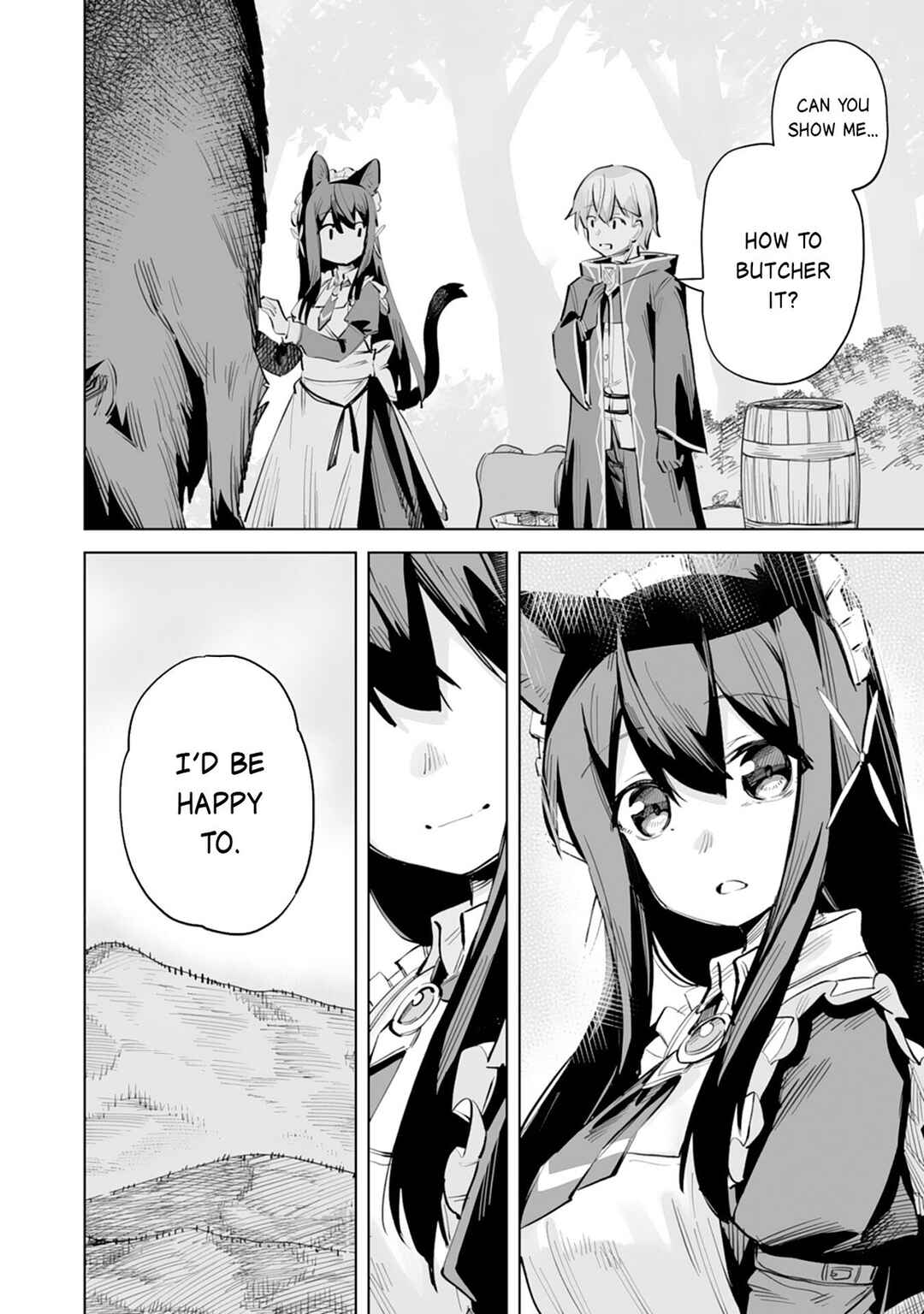 Kaikosareta Kyuutei Renkinjutsushi wa Henkyou de Dai Nouen wo Tsukuriageru ~Sokoku wo Oidasareta kedo, Saikyou Ryouchi de Slow Life wo Ouka suru~ Chapter 5 - Page 33