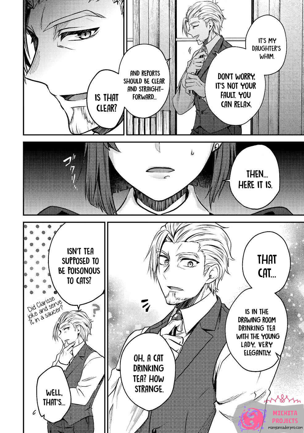 Wagahai wa Nekomadoushi de Aru: Kijitora Luke no Kaiteki Cheat Neko Seikatsu Chapter 3 - Page 11