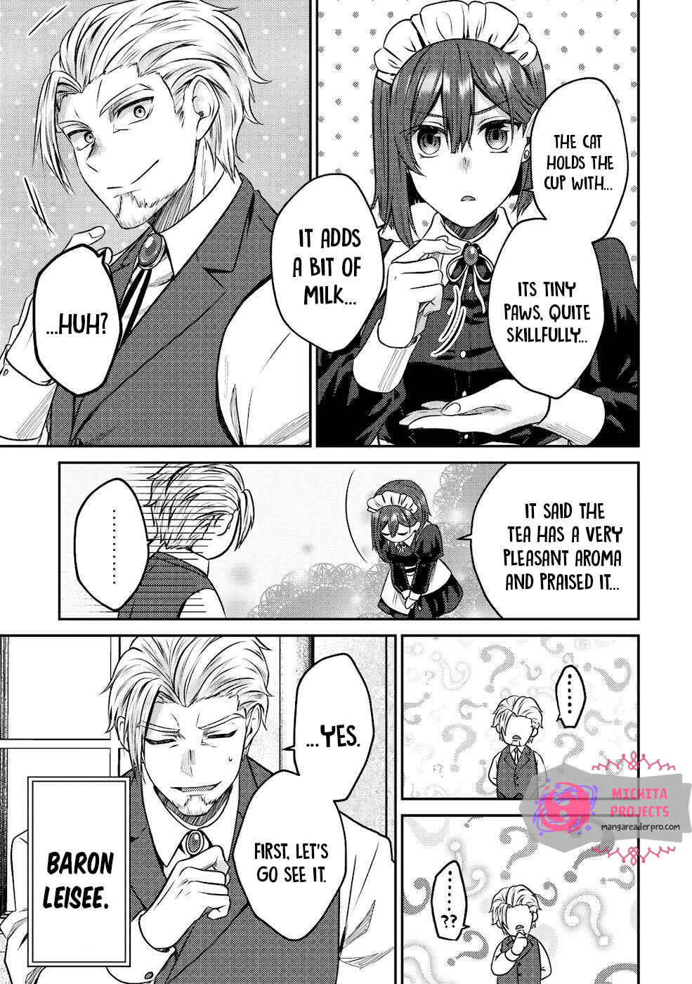 Wagahai wa Nekomadoushi de Aru: Kijitora Luke no Kaiteki Cheat Neko Seikatsu Chapter 3 - Page 12