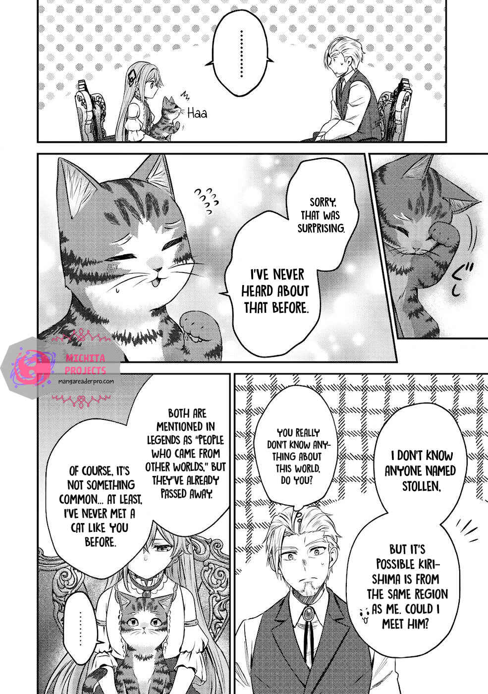 Wagahai wa Nekomadoushi de Aru: Kijitora Luke no Kaiteki Cheat Neko Seikatsu Chapter 3 - Page 19