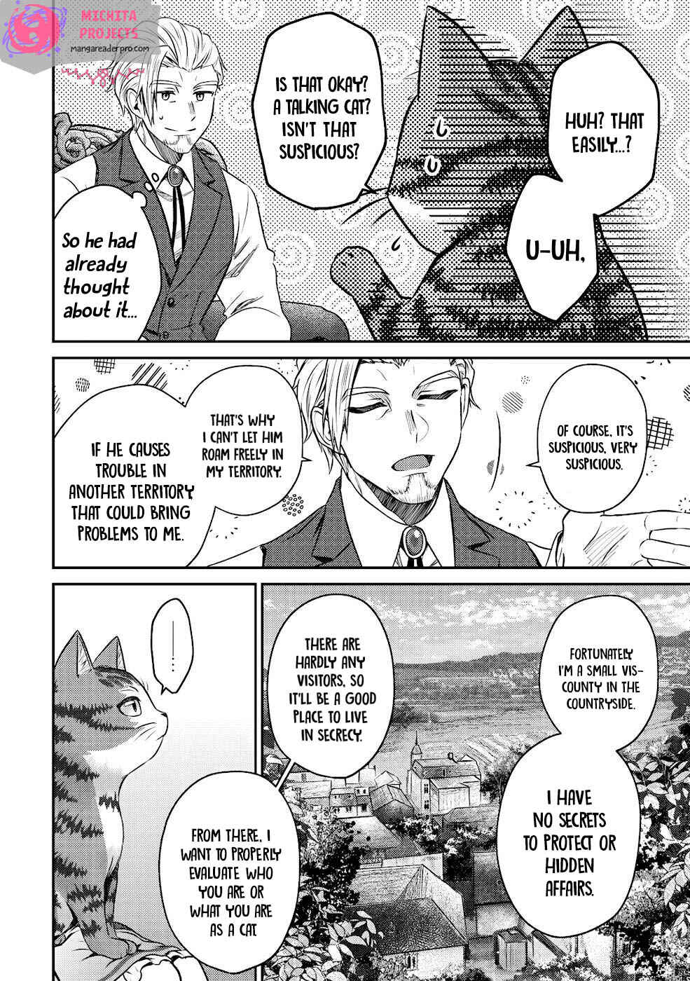Wagahai wa Nekomadoushi de Aru: Kijitora Luke no Kaiteki Cheat Neko Seikatsu Chapter 3 - Page 23