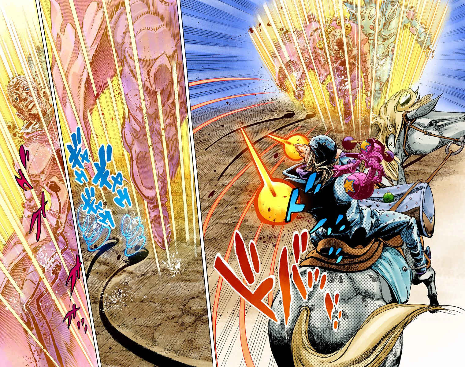 JoJo no Kimyou na Bouken: Part 7 - Steel Ball Run Color-ban Chapter 85 - Page 12