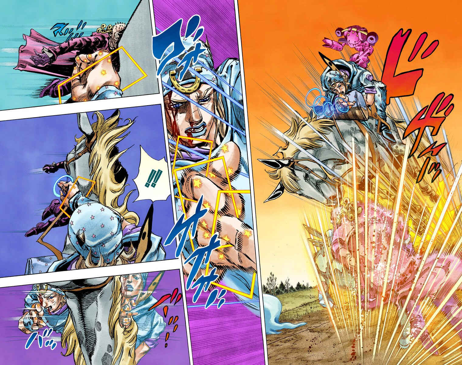JoJo no Kimyou na Bouken: Part 7 - Steel Ball Run Color-ban Chapter 85 - Page 14