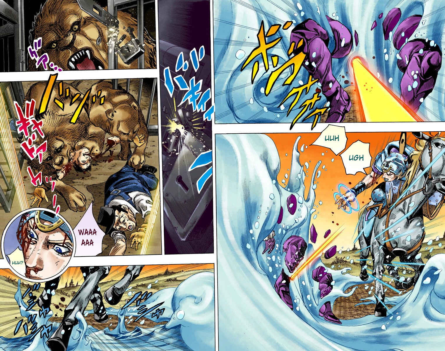 JoJo no Kimyou na Bouken: Part 7 - Steel Ball Run Color-ban Chapter 85 - Page 17