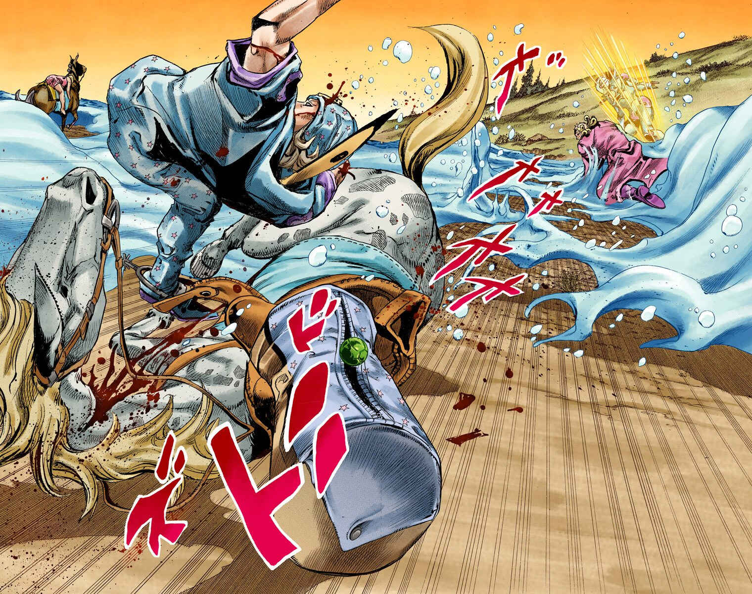 JoJo no Kimyou na Bouken: Part 7 - Steel Ball Run Color-ban Chapter 85 - Page 20