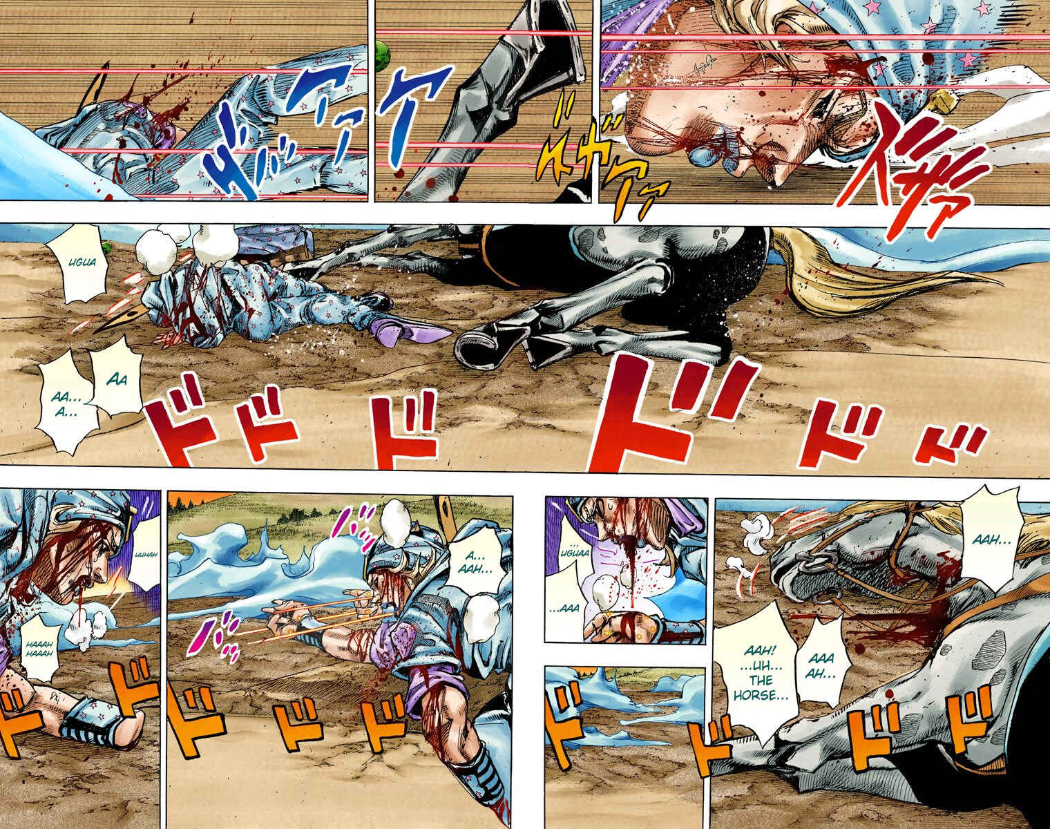 JoJo no Kimyou na Bouken: Part 7 - Steel Ball Run Color-ban Chapter 85 - Page 21