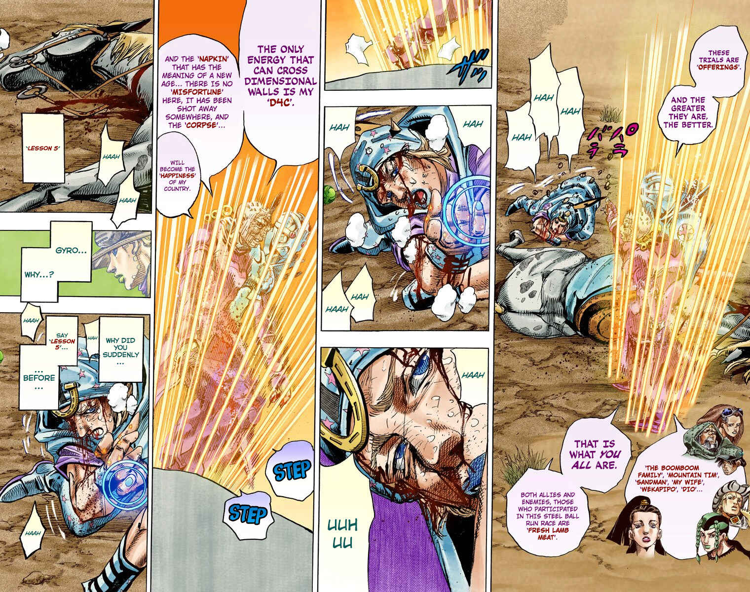 JoJo no Kimyou na Bouken: Part 7 - Steel Ball Run Color-ban Chapter 85 - Page 23