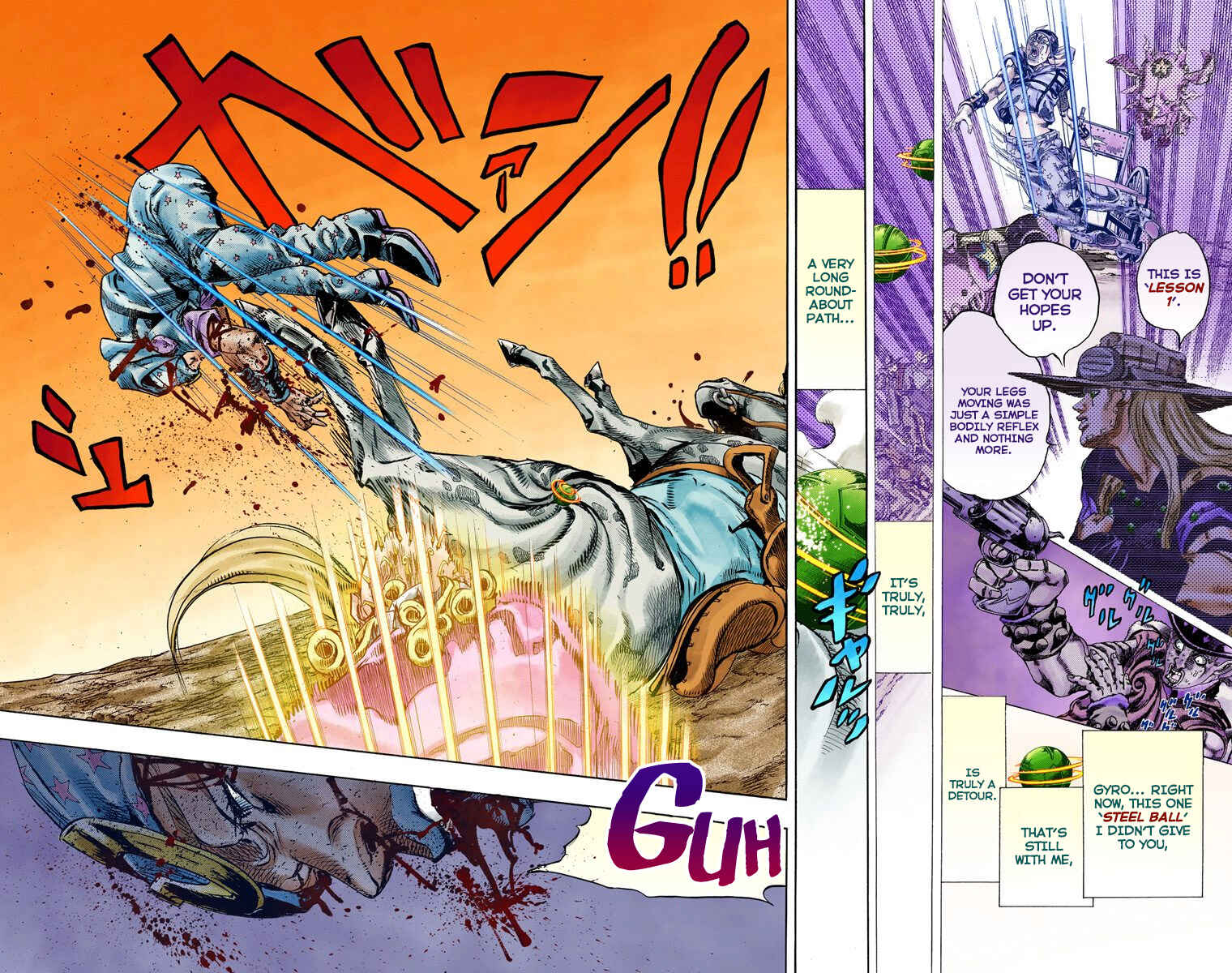 JoJo no Kimyou na Bouken: Part 7 - Steel Ball Run Color-ban Chapter 85 - Page 28