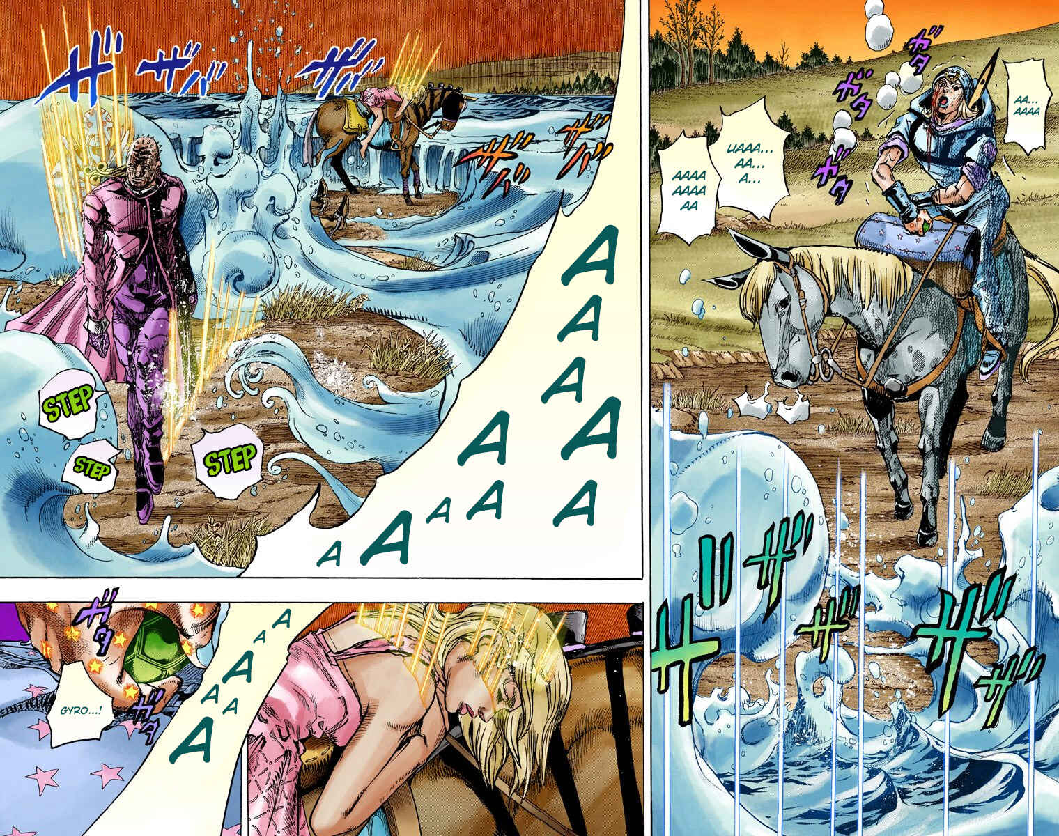 JoJo no Kimyou na Bouken: Part 7 - Steel Ball Run Color-ban Chapter 85 - Page 6