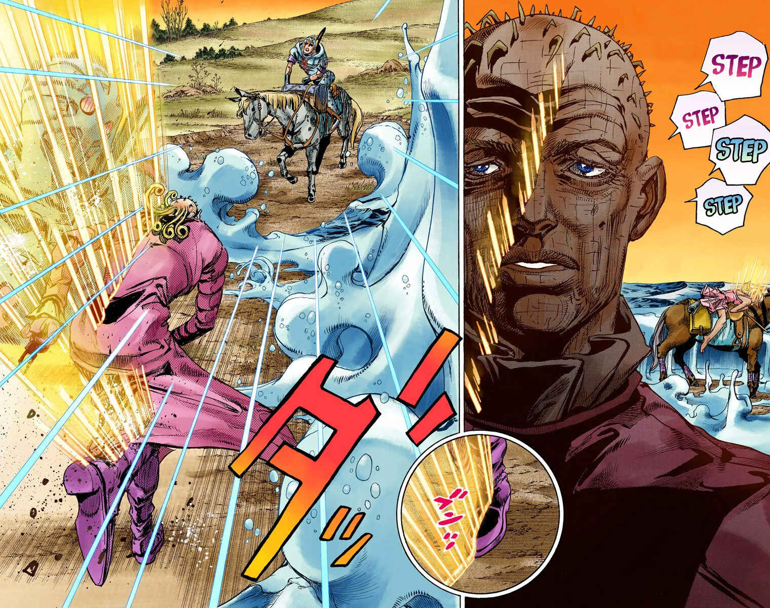 JoJo no Kimyou na Bouken: Part 7 - Steel Ball Run Color-ban Chapter 85 - Page 7