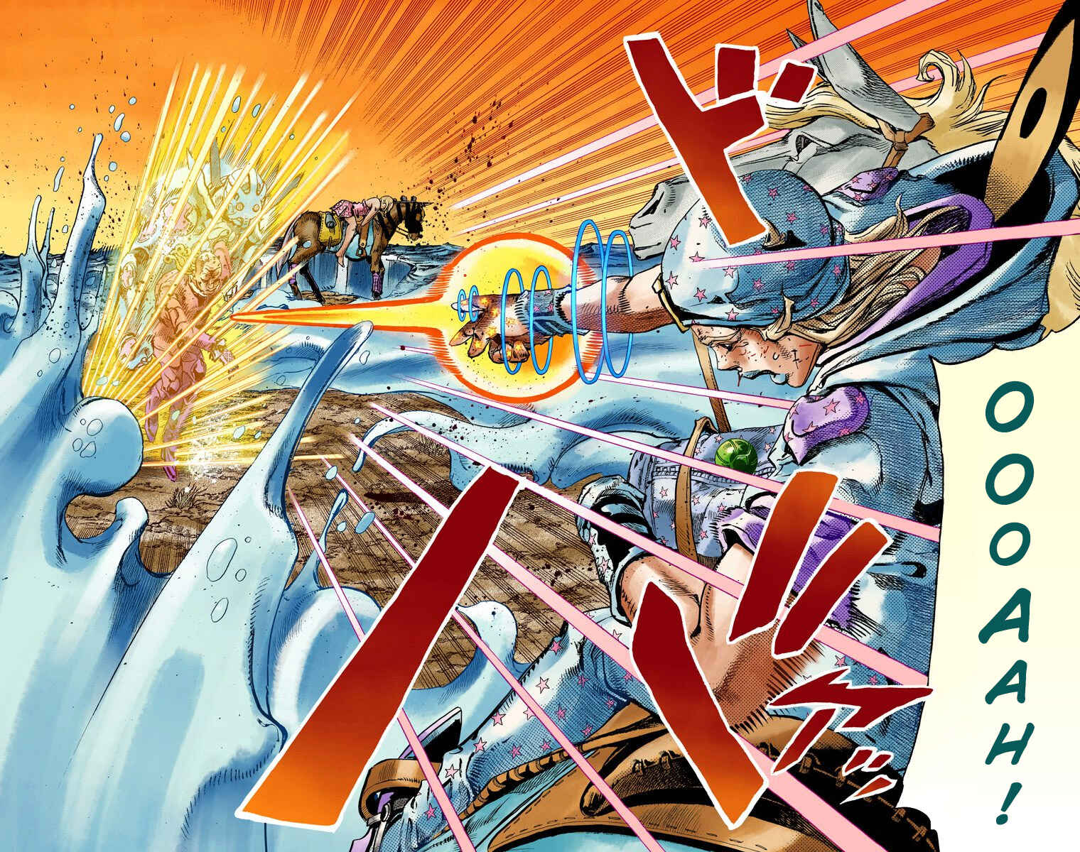 JoJo no Kimyou na Bouken: Part 7 - Steel Ball Run Color-ban Chapter 85 - Page 9