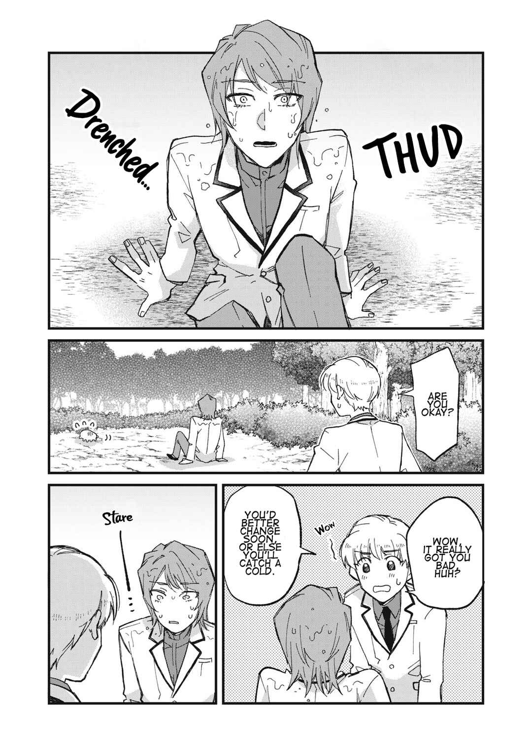 Aishite Hoshi no wa Ore Janai no ni! ~BL Game no Akuyaku Reisoku ni Tenseishita no ni Kirawarenakute Komattemasu~ Chapter 2 - Page 27