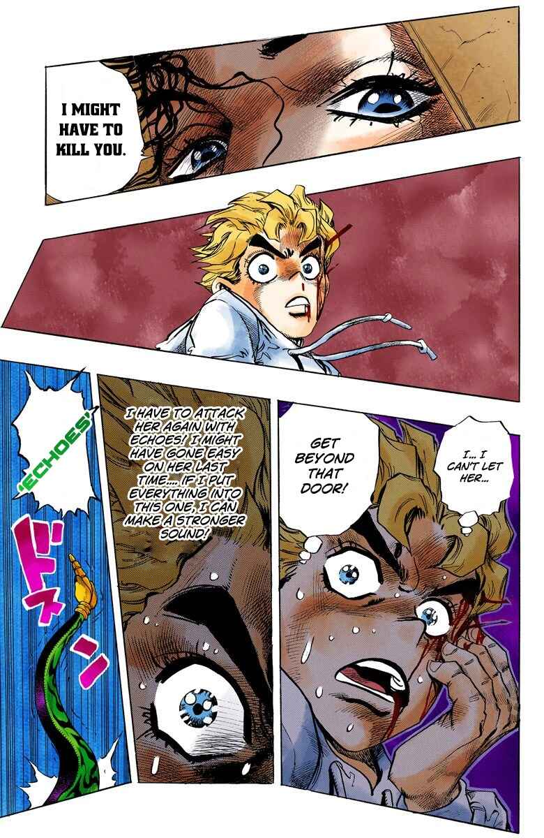 JoJo no Kimyou na Bouken: Part 4 - Diamond wa Kudakenai Color-ban Chapter 34 - Page 16