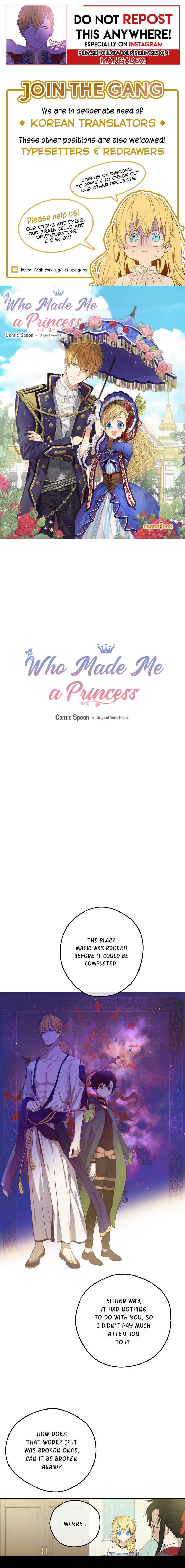 Who Made Me a Princess Chapter 71 - Page 1