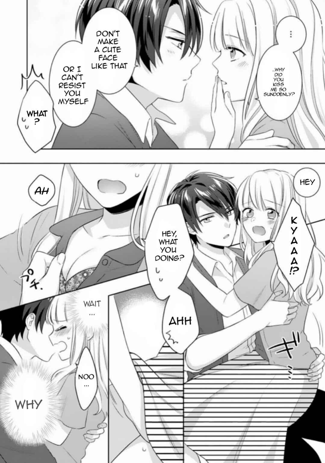 Kekkon made Ecchi wa Kinshi!?: Nengan no Shoya o Mukaeta Futari no Ohanashi. Chapter 3 - Page 12