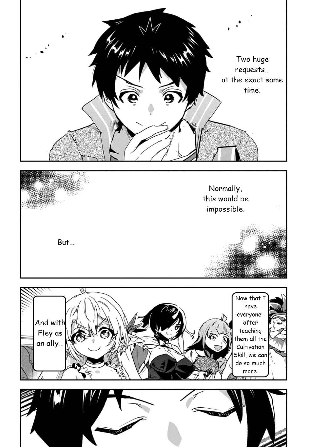 Shounin Yuusha wa Isekai o Gyuujiru!: Saibai Skill de Nandemo Fuyashichaimasu! Chapter 25 - Page 13