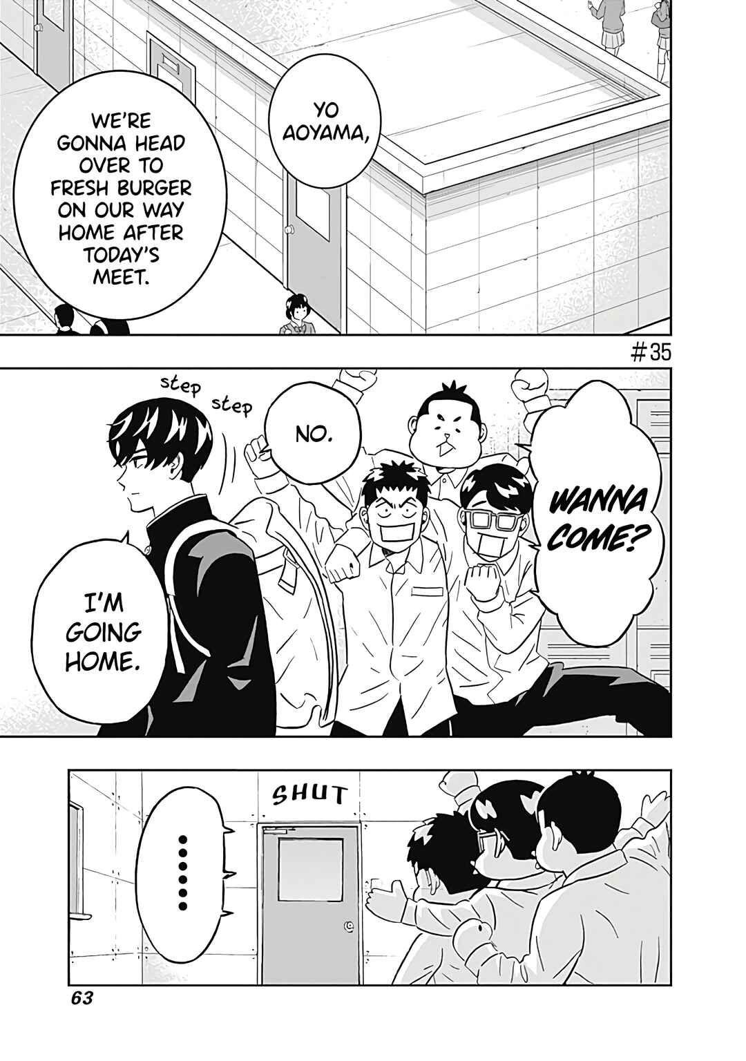 Keppeki Danshi! Aoyama-kun Chapter 35 - Page 1