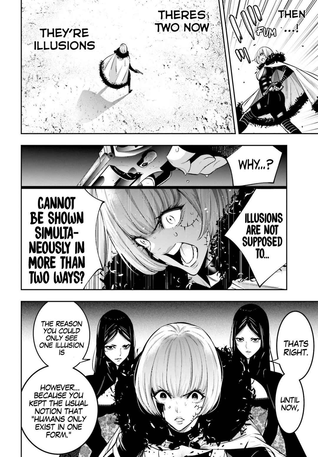 Majo Taisen - 32-nin no Isai no Majo wa Koroshiau Chapter 41 - Page 34