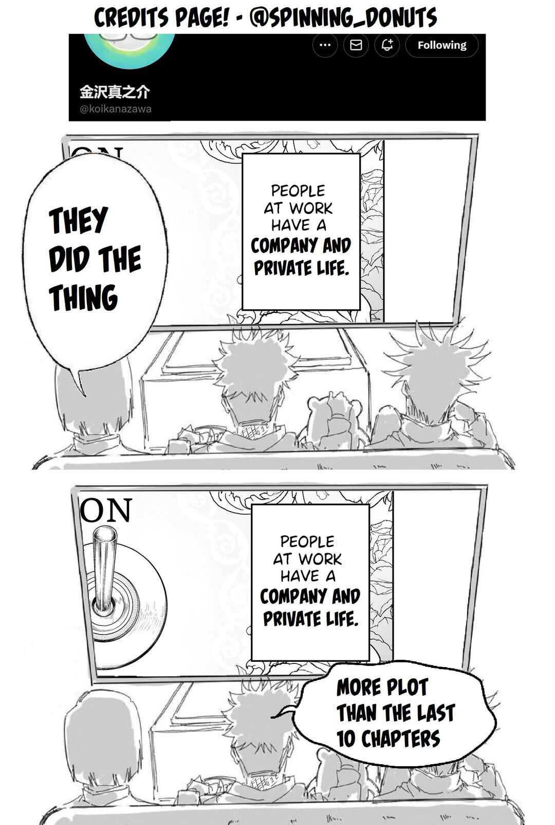 Kaisha to Shiseikatsu: On to Off Chapter 1 - Page 22