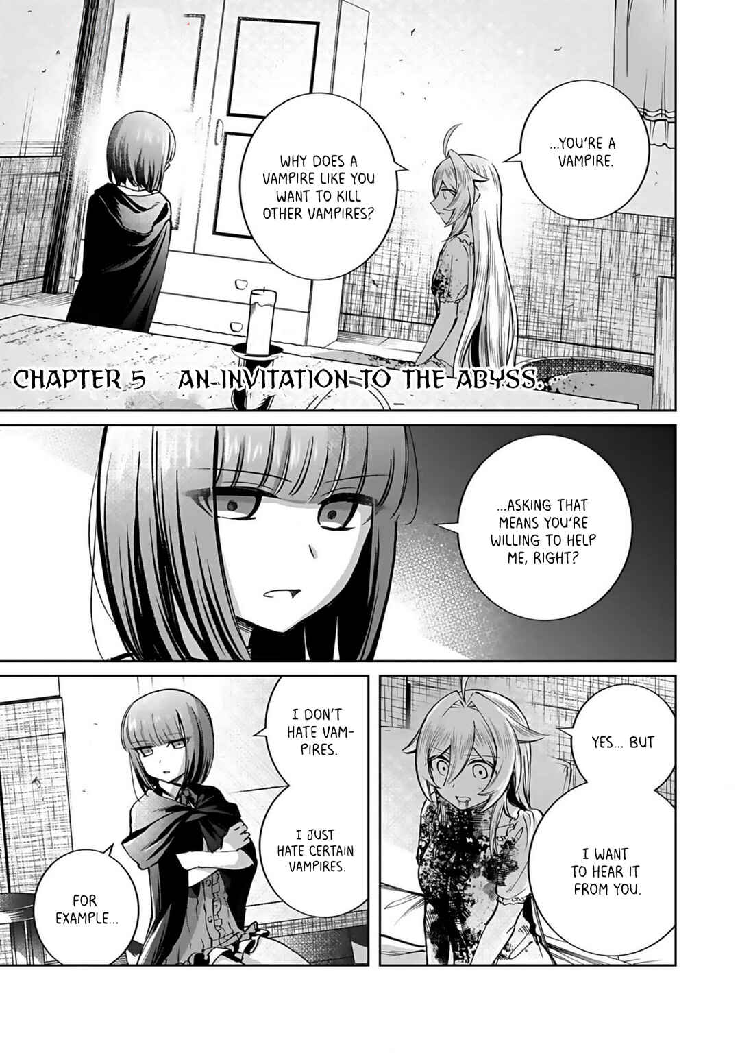"Eiyuu" ni Akogareta Shoujo wa Kyuuketsuki ni Ochitemo "Eiyuu" wo Mezasu Chapter 5 - Page 1