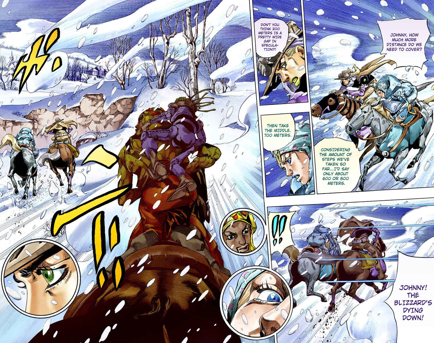 JoJo no Kimyou na Bouken: Part 7 - Steel Ball Run Color-ban Chapter 55 - Page 15