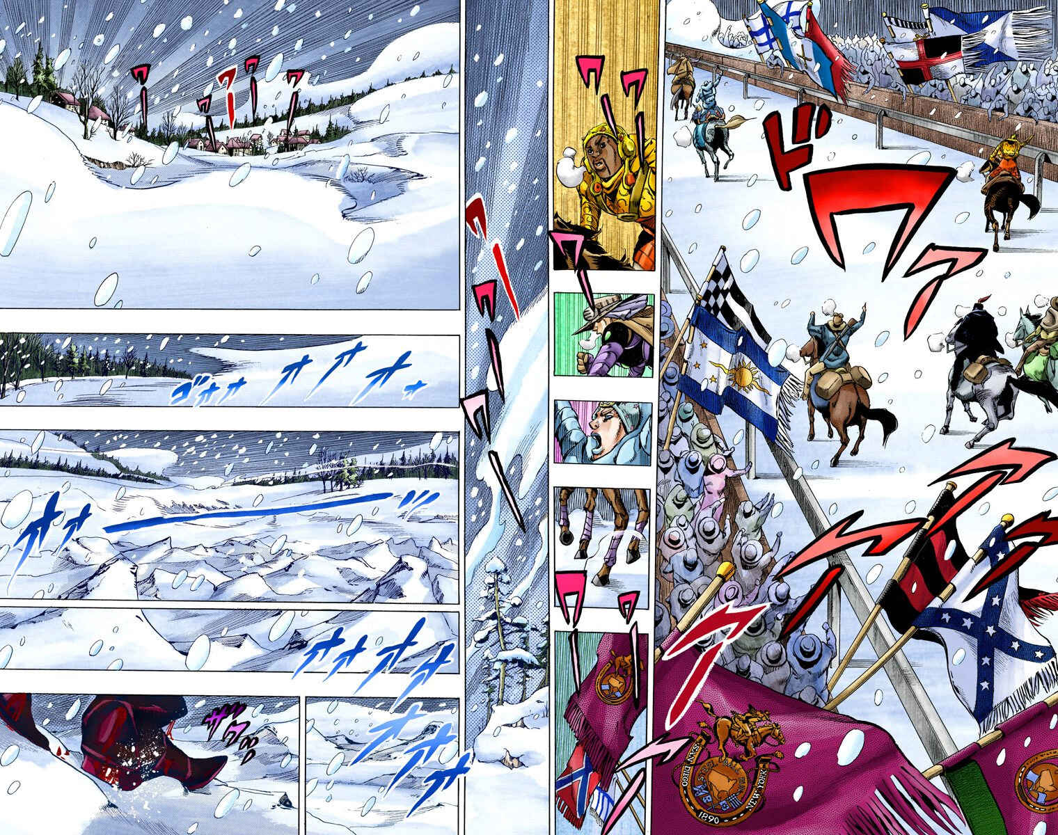 JoJo no Kimyou na Bouken: Part 7 - Steel Ball Run Color-ban Chapter 55 - Page 26