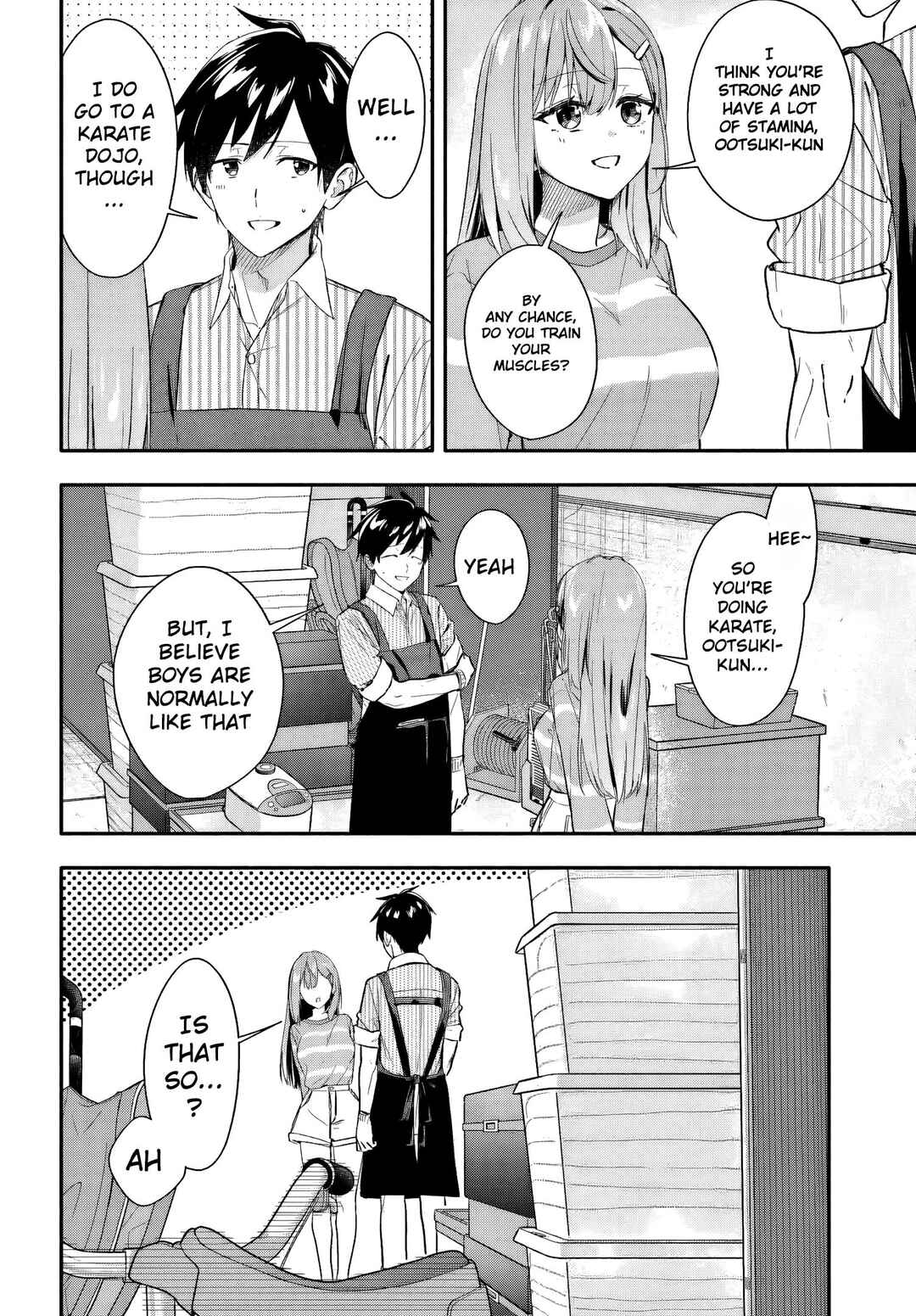 Kaji Daikou no Arubaito wo Hajimetara Gakuen Ichi no Bishoujo no Kazoku ni Kiniirarechaimashita. Chapter 6 - Page 31