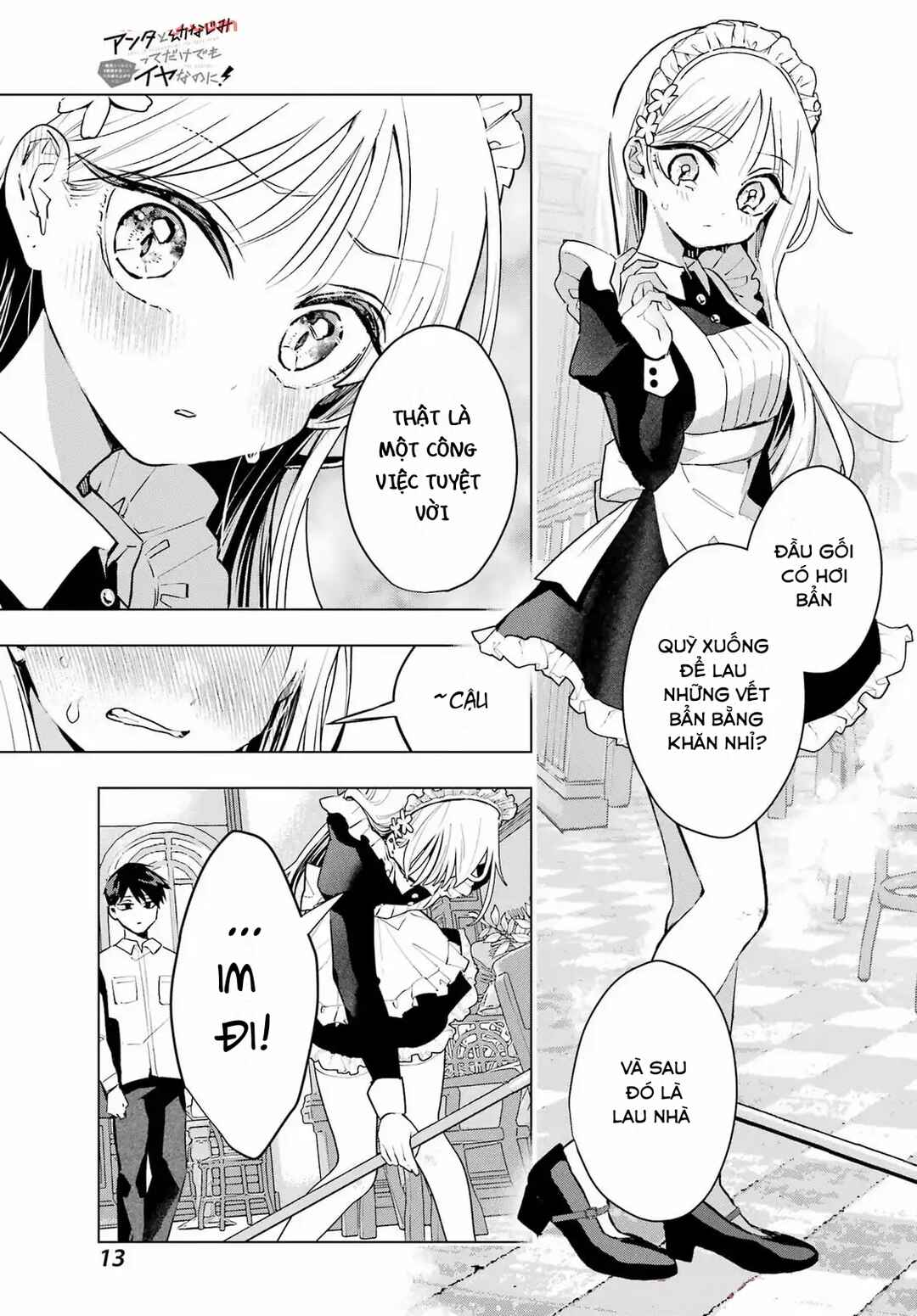 Anta to Osananajimi tte dake demo Iya nanoni!: Zekkou kara Hajimaru S-kyuu Bishoujo to no Gakuen Nariagari Seikatsu Chapter 6 - Page 9