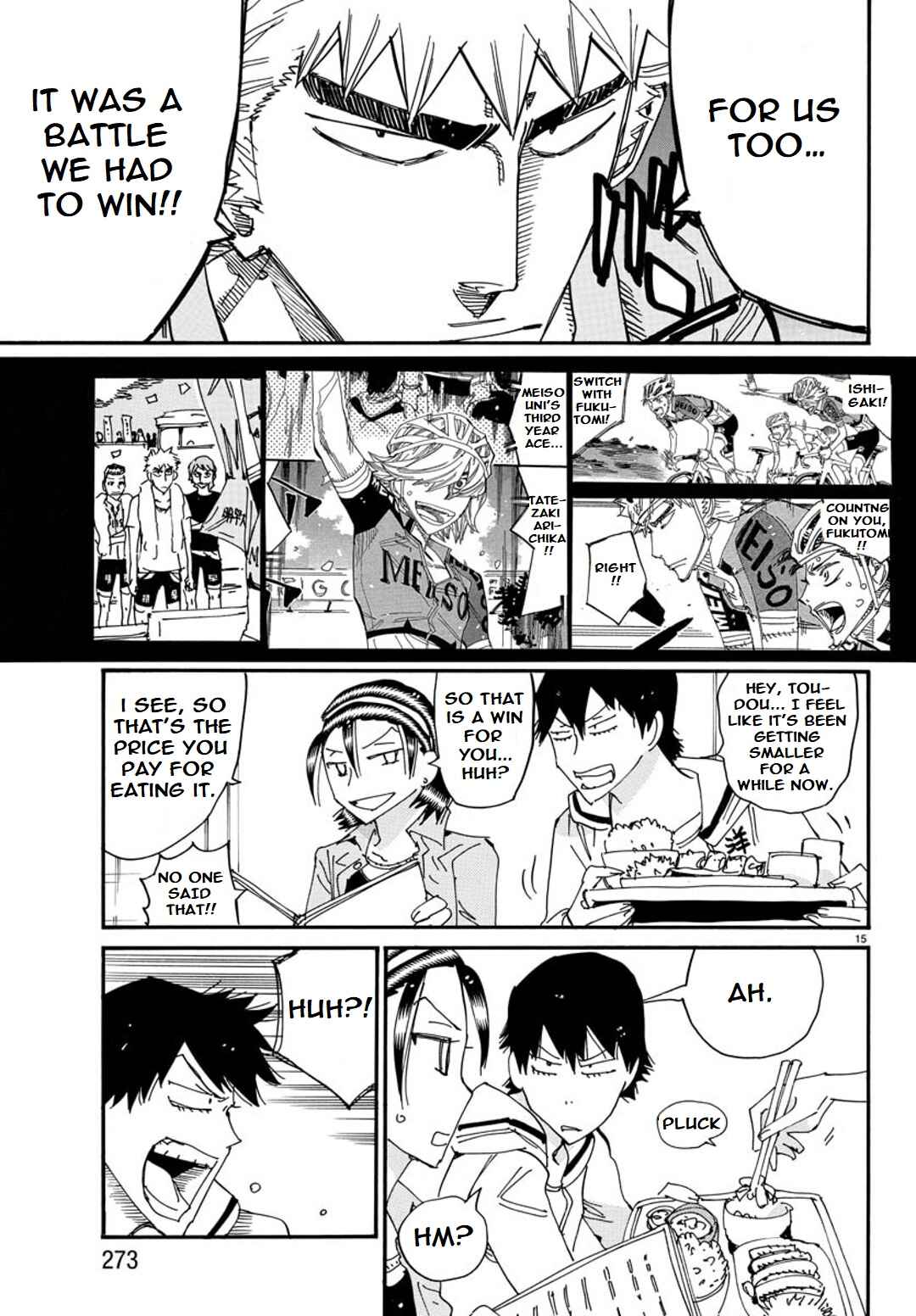 Yowamushi Pedal - Spare Bike Chapter 122 - Page 15