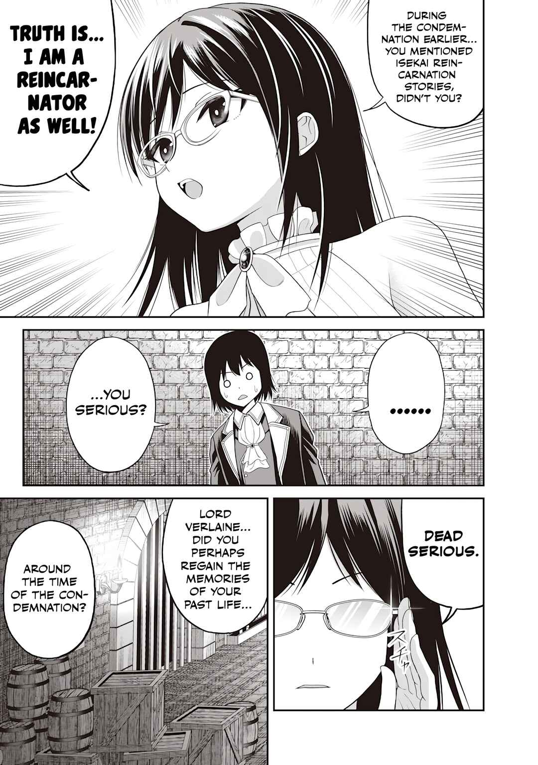 Dokushin Kizoku: Danjohi 1:99 Sekai no Akuyaku Reisoku Chapter 1 - Page 34