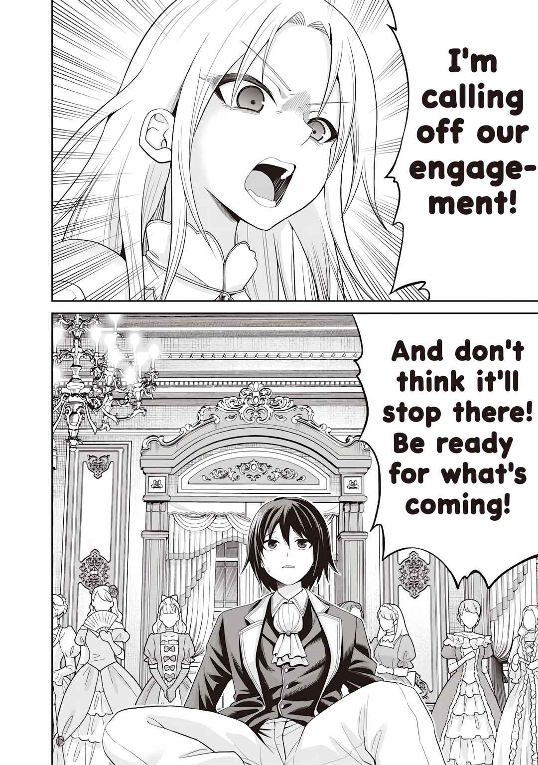 Dokushin Kizoku: Danjohi 1:99 Sekai no Akuyaku Reisoku Chapter 1 - Page 7
