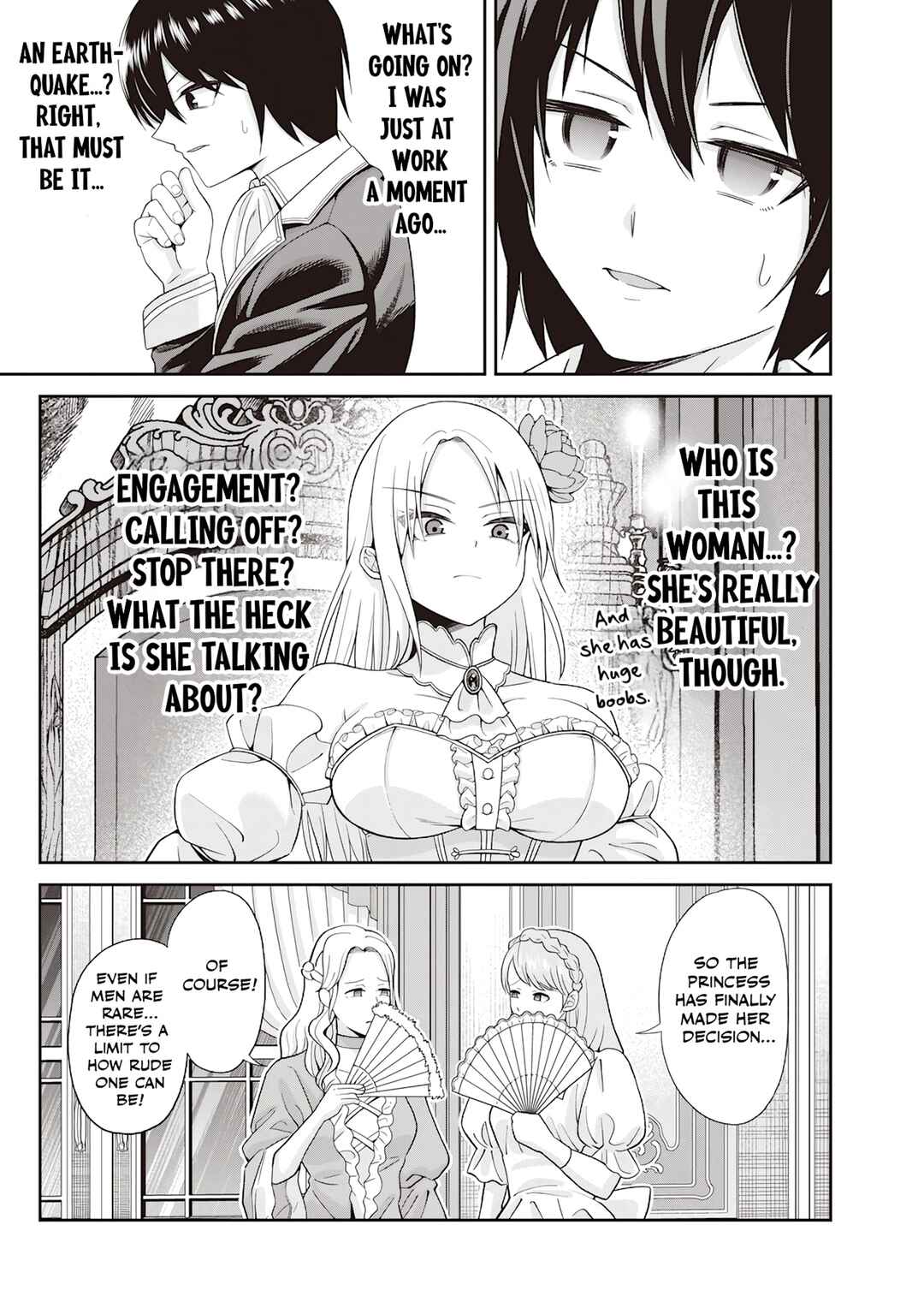 Dokushin Kizoku: Danjohi 1:99 Sekai no Akuyaku Reisoku Chapter 1 - Page 8