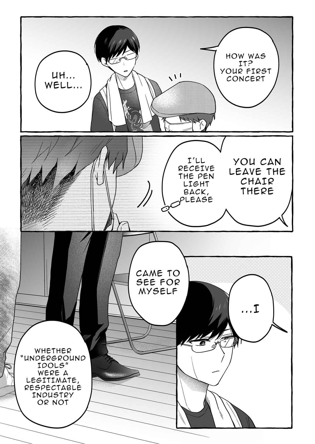 Damedol to Sekai ni 1-nin dake no Fan Chapter 38 - Page 9