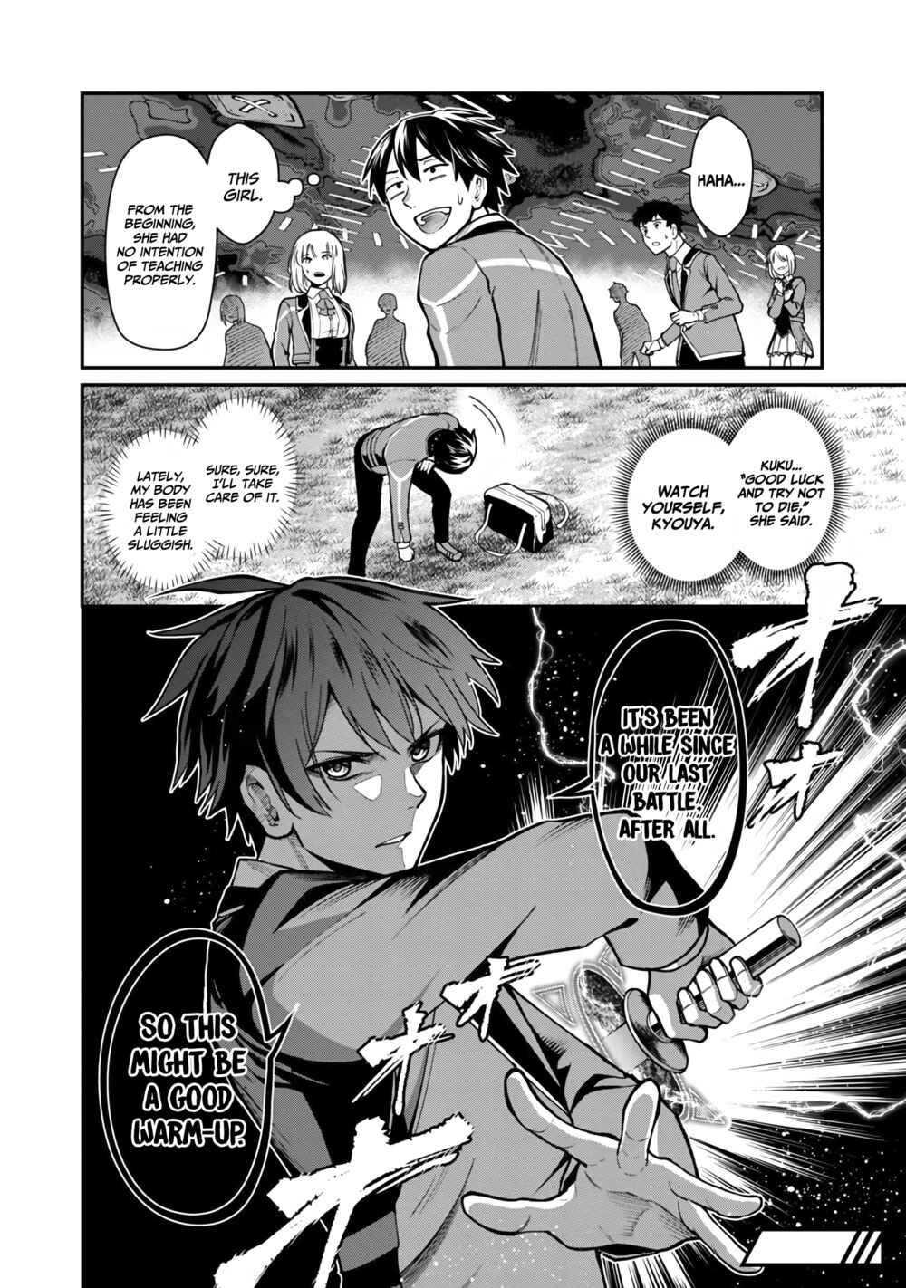 Saikyou no Maou ni Kitaerareta Yuusha, Isekai Kikansha-tachi no Gakuen de Musou Suru Chapter 4 - Page 24