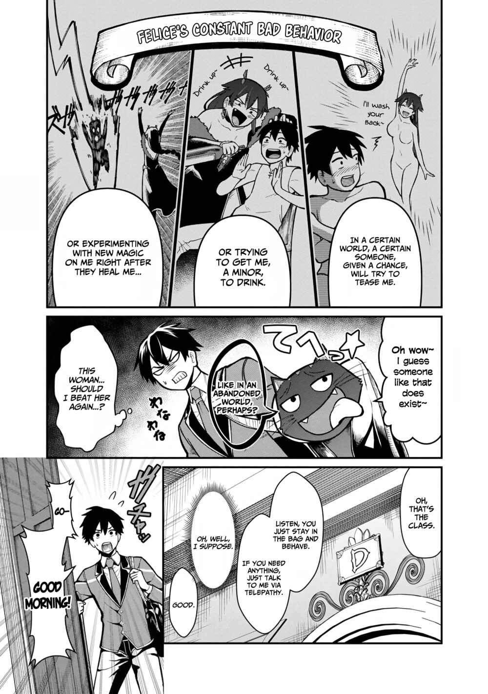 Saikyou no Maou ni Kitaerareta Yuusha, Isekai Kikansha-tachi no Gakuen de Musou Suru Chapter 4 - Page 6