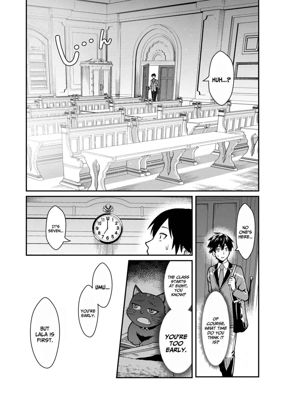 Saikyou no Maou ni Kitaerareta Yuusha, Isekai Kikansha-tachi no Gakuen de Musou Suru Chapter 4 - Page 7