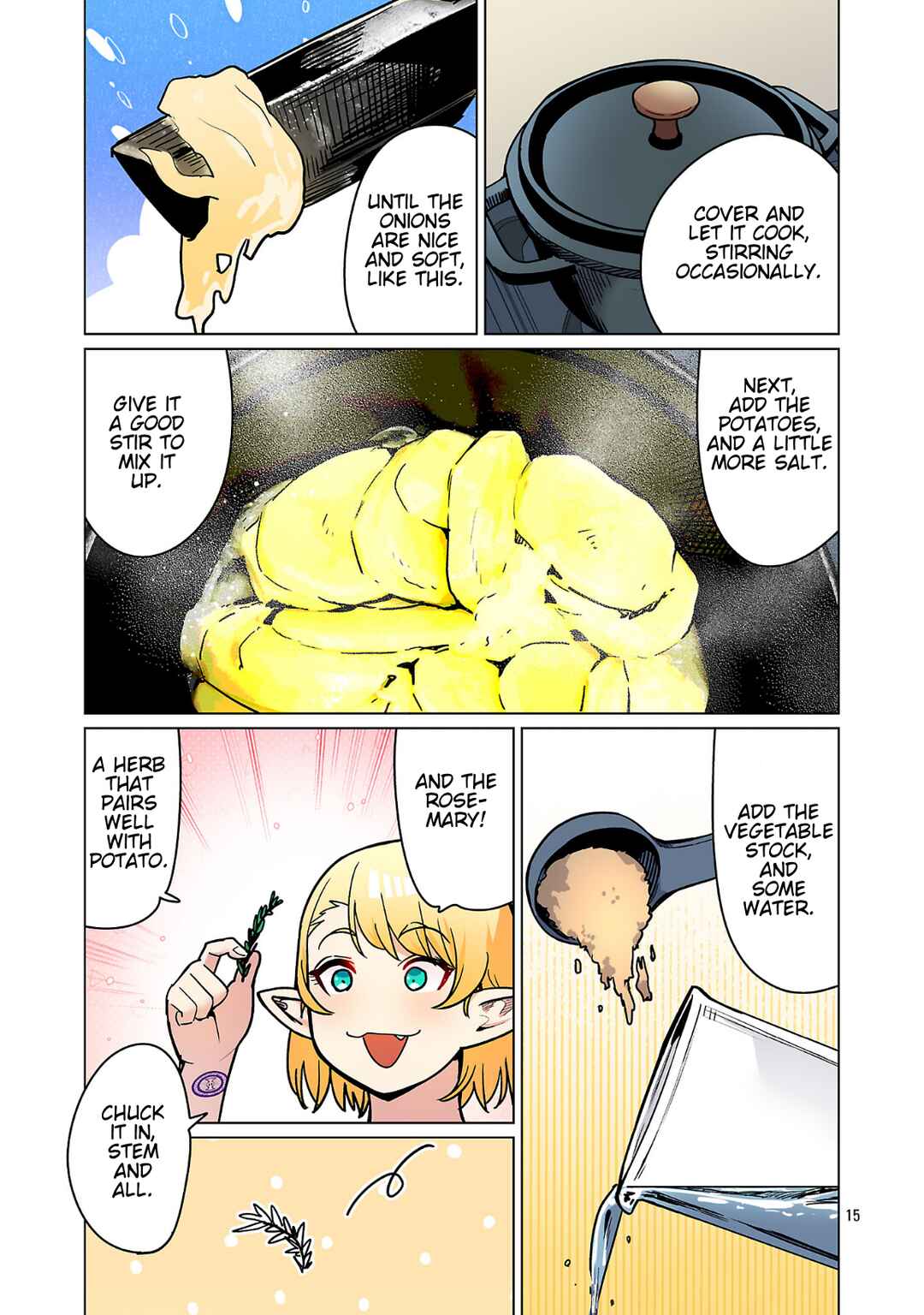 Shin Elf-san wa Yaserarenai. (Official Colored) Chapter 24 - Page 16