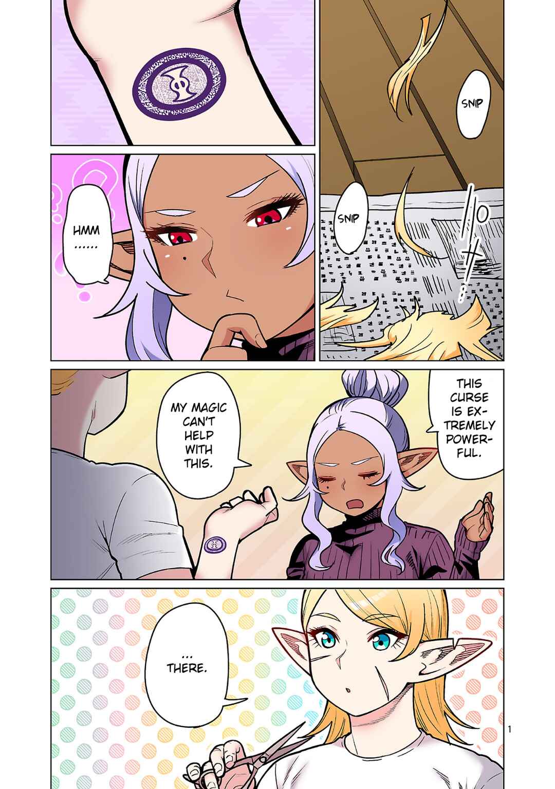 Shin Elf-san wa Yaserarenai. (Official Colored) Chapter 24 - Page 2